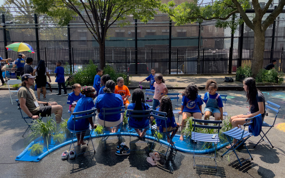 Danish delegation visits Street Lab at work in Washington Heights